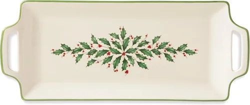 Vista 25 de Lenox 898272 Plato Cubierto Navideño, Pequeño, Navidad, Vajilla Festiva para Servir