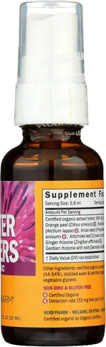 Vista 6 de Herb Pharm Better Bitters - Amargo digestivo orgánico certificado clásico, 1 onza