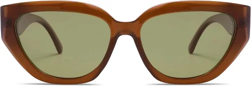 Vista 27 de SOJOS Gafas de sol polarizadas de ojo de gato lindo de moda para mujer Cateye SJ2237