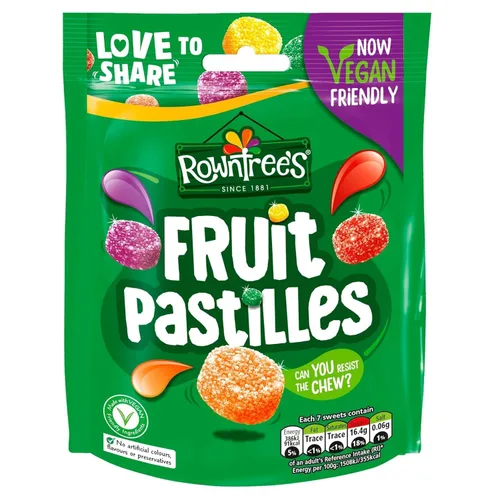 Vista 2 de Rowntree - Bolsa para pastillas de frutas, 5.04 oz (paquete de 6)