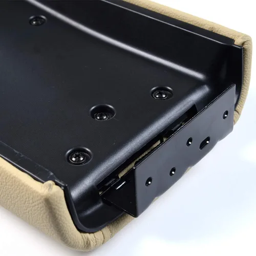Vista 6 de G-PLUS Kit de reparación de reposabrazos de tapa de consola central, compatible con Chevy Trailblazer GMC Envoy Isuzu Ascender Buick Rainier Beige