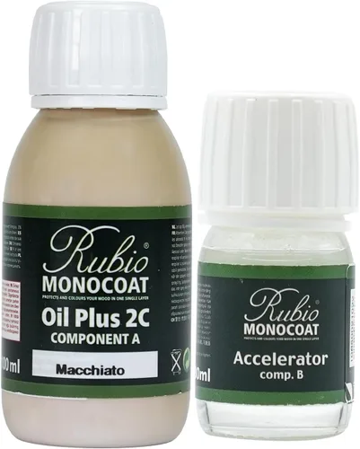Vista 67 de Rubio Monocoat Tinte y acabado para madera de 650 pies cuadrados - Niebla 5% Oil Plus 2C Aceite de linaza ecológico de secado rápido