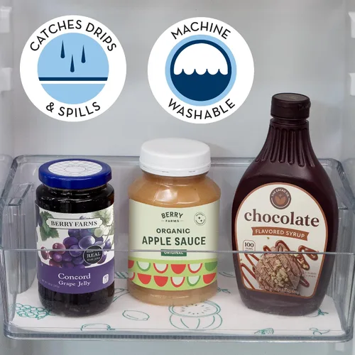 Vista 3 de S&T INC. Revestimientos para refrigeradores, revestimientos para estantes de armarios de cocina y contenedores de almacenamiento, revestimientos