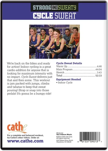Vista 2 de Strong and Sweaty Series Cycle Sweat DVD - Cathe Friedrich vídeo juego