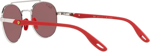 Vista 6 de Ray-Ban Gafas de sol unisex montura negra, lentes gris oscuro, 2.008 in