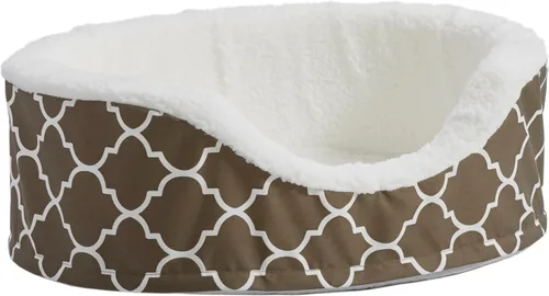 Vista 20 de MidWest Homes for Pets Orthoperdic - Cama para mascotas con protector de tela de teflón, XS marrón