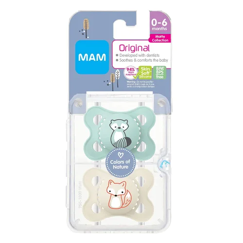 Vista 6 de MAM MAM - Biberones anticólicos de fácil arranque mate, chupete mate original para bebé, forma de pezón ayuda a promover un desarrollo bucal