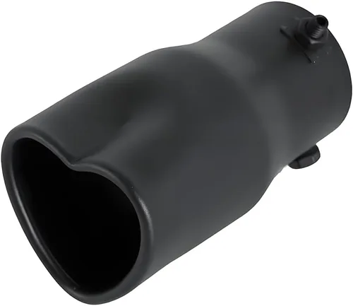 Vista 8 de Punta de escape de automóvil de 2.5 pulgadas, entrada universal, modificación del tubo de escape de automóvil, tubo trasero de garganta, punta