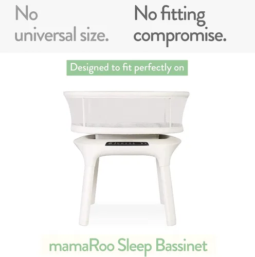 Vista 2 de Sábanas de moisés para el moisés para dormir 4moms Mamaroo, se ajusta a colchón de moisés ovalado de 18 x 30 pulgadas, 100% algodón jersey suave