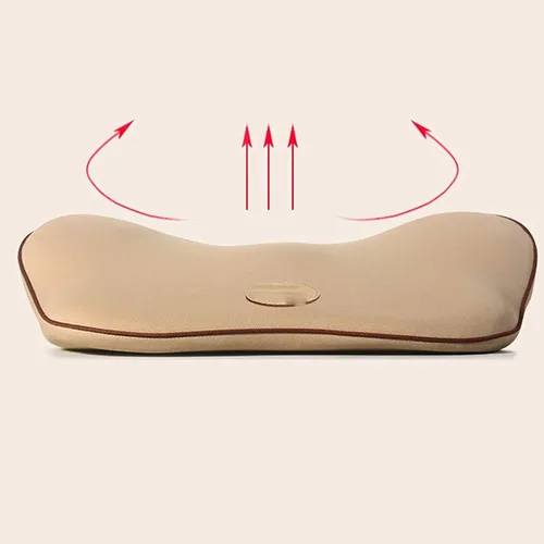 Vista 4 de Almohada de apoyo lumbar, eleva la zona de comodidad de la espalda baja, 00% espuma viscoelástica pura, cojín de apoyo de espalda media/baja