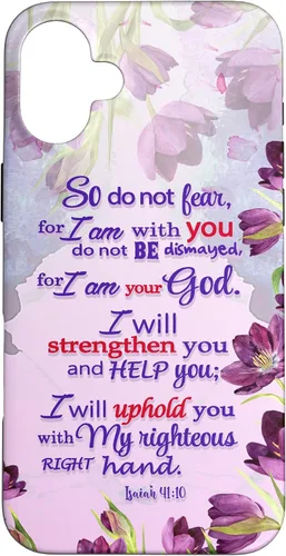 Vista 23 de So Do Not Fear for I 'm with You Isaías 41:10 - Funda cristiana para iPhone 17