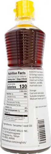 Vista 2 de Aceite de sésamo Kadoya, 22.10 Fl Oz