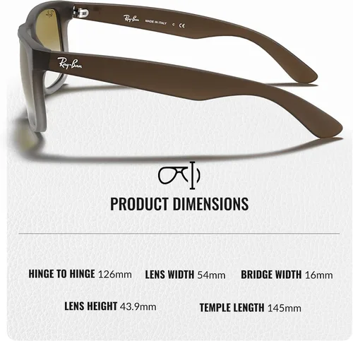 Vista 24 de Ray-Ban RB4165 JUSTIN CLASSIC - Gafas de sol de forma cuadrada con kit oficial de gafas