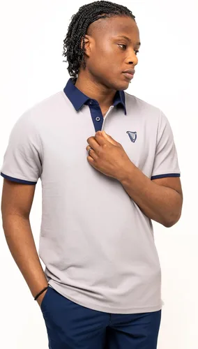 Vista 5 de Guinness Grey Performance Polo - Camisa de golf para hombre, mezcla de algodónpoliéster, tela transpirable, ropa deportiva