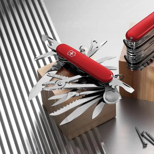 Vista 2 de Victorinox Swiss Champ XXL - Cuchillo de bolsillo grande, 73 funciones, color rojo