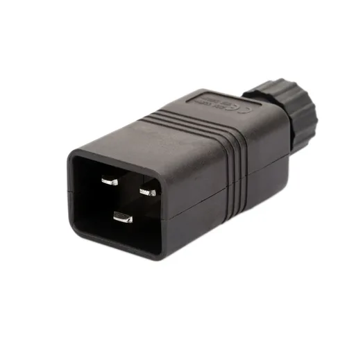 Vista 3 de 2 Pack IEC 320 C20 - Conector de alimentación rewirable macho, 16 A, 250 V CA