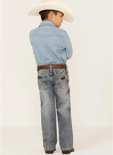 Vista 3 de Wrangler Jeans retro de corte de bota para niño