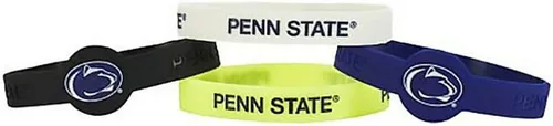 Vista 14 de aminco NCAA unisex-adult Silicone Bracelet (4-Pack)