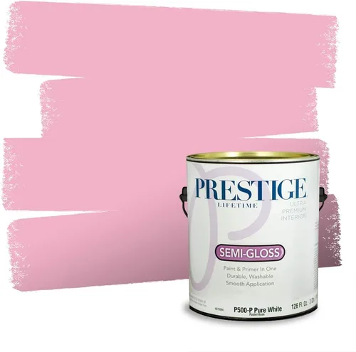 Vista 330 de Prestige Paints Pintura exterior e imprimación en uno, 1 galón, plano, coincidencia comparable de Valspar* Amber Rose*