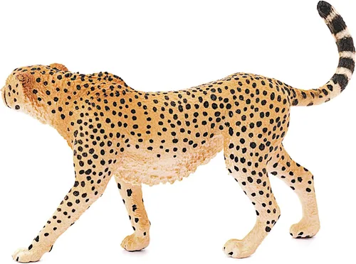 Vista 4 de Schleich Wild Life, figura de animal, juguetes de animales para niños y niñas de 3 a 8 años, guepardo femenino, a partir de 3 años
