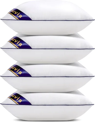 Vista 11 de Siluvia - Rellenos de almohada decorativos de 12 x 20 pulgadas, rellenos de almohada cuadrados para interiores de sofá, par de rellenos de almohada