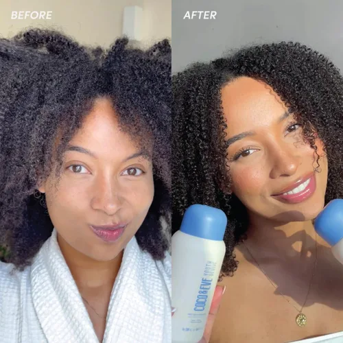 Vista 4 de Coco & Eve Máscara Pro Youth Hair & Scalp. Antienvejecimiento, fuerza, brillo, volumen. Regula la caspa. Con miel, retinol para un cabello hidratado