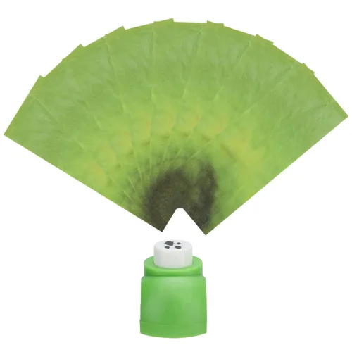 Vista 2 de Perforadora de hojas, perforadora de papel, hoja de árbol, herramienta de bricolaje con 8 piezas de papel para accesorios de manualidades hermosos