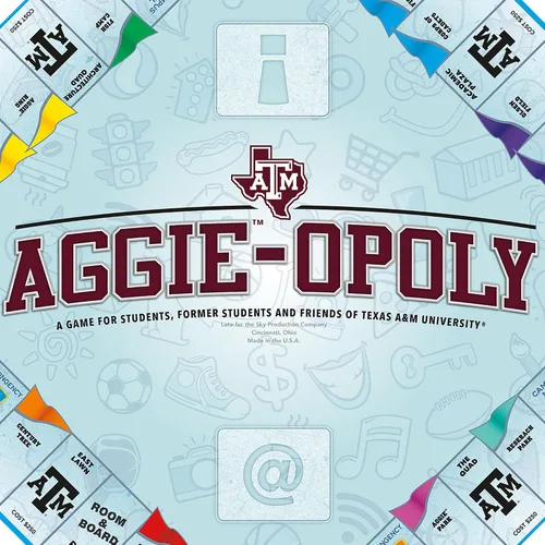 Vista 6 de Late for the Sky Aggie-Opoly - Juego de mesa familiar de la Universidad