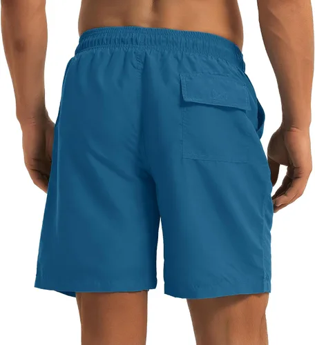 Vista 2 de TACVASEN Traje de baño de verano para hombre, de secado rápido, con forro de malla