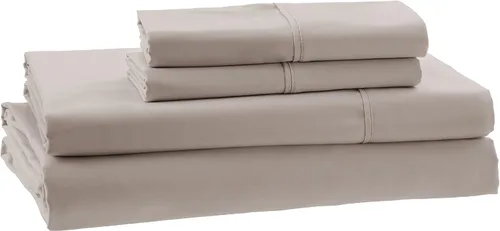 Vista 33 de Amazon Aware Juego de fundas de almohada 100% algodón orgánico de 300 hilos, color rubor, estándar, paquete de 2, 32 x 20 pulgadas