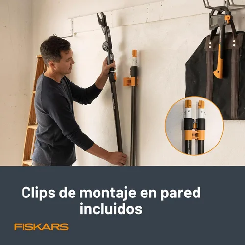Vista 11 de Fiskars XtendControl - Podadora de árbol de 6 pies con sierra de triple molienda de 15 pulgadas x 1, poste de extensión individual de 3 a 6 pies