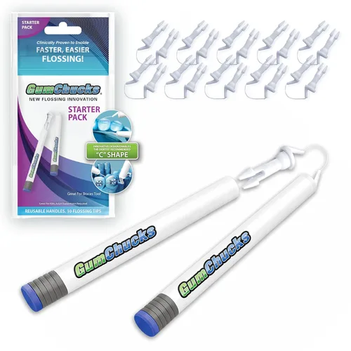 Vista 8 de Gumchucks, asas de diseño con hilo dental, 1