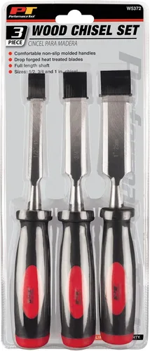 Vista 2 de Performance Tool W5372 - Juego de cinceles de madera, 3 piezas