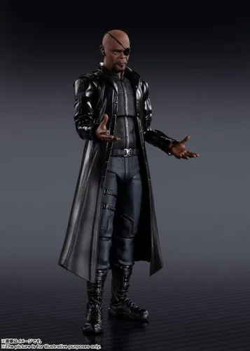 Vista 5 de Bandai sh figuarts Nick Fury Los Vengadores
