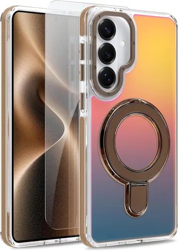 Vista 74 de Funda magnética para Google Pixel 10 Pro XL [compatible con Magsafe] [bonito diseño fluorescente de moda] a prueba de golpes, delgada, translúcida