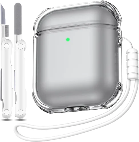 Vista 65 de Funda para Estuche de Airpods Pro de 2ª/1ª Generación, Compatible con Estuche de Airpods Pro de 2ª Gen Puerto de Carga USB C, Funda Suave