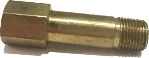 Vista 2 de Adaptador de extensión de latón de 1/8" de largo, 1-3/4" de largo, aprobado por D.O.T. (cantidad 10)