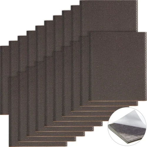 Vista 9 de Zonon Sellos autoadhesivos para esquinas de puerta, burlete para puerta, tapón de sellado adecuado para marco izquierdo y derecho, espuma para Marrón