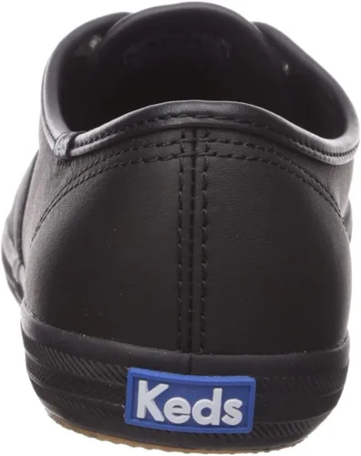 Vista 3 de Keds Champion - Zapatillas de piel para mujer, Negro, 6