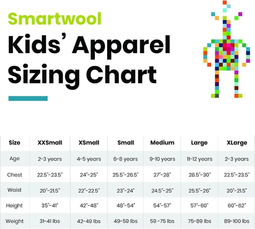 Vista 3 de Smartwool Niños Merino 250 Baselayer Pattern Crew