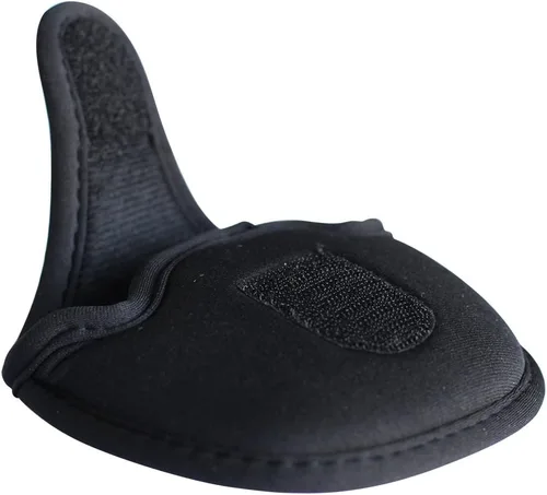 Vista 8 de Funda para cabezal de Putter de color negro. Tamaño estándar. Funda de neopreno perfecta para Mallet Putter. Se adapta a la mayoría de los putters e