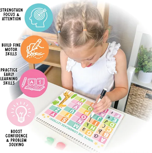 Vista 6 de ABC - Libros de rastreo para niños de 3 a 5 años, libros de trabajo