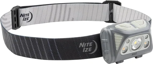 Vista 2 de Nite Ize Radiant RH2 PowerSwitch - Linterna frontal recargable - Alternativa de linterna manos libres - Linterna frontal para equipo de mochila