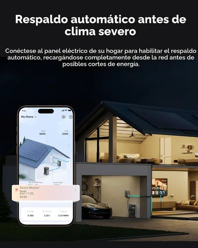 Vista 6 de Anker SOLIX F3800 Power Station con doble concentrador de alimentación y 2