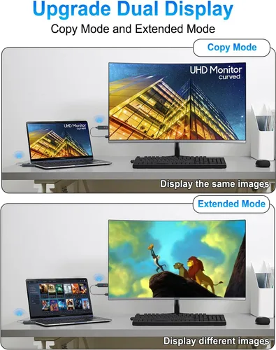 Vista 6 de 2026 Actualizado Transmisor y Receptor HDMI Inalámbrico 328FT/100M, Kit Extensor HDMI Inalámbrico Plug & Play 5G+2.4G Kit Extensor HDMI Inalámbrico