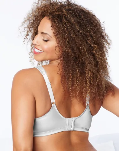 Vista 2 de Playtex Sujetador de cobertura completa sin varillas para mujer, 18 horas, para adelgazar, US4912