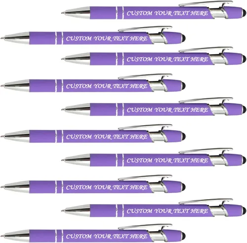 Vista 42 de VectWaby - Bolígrafos personalizados a granel, bolígrafo grabado con nombre, logotipo, lápiz capacitivo para pantallas táctiles, a granel
