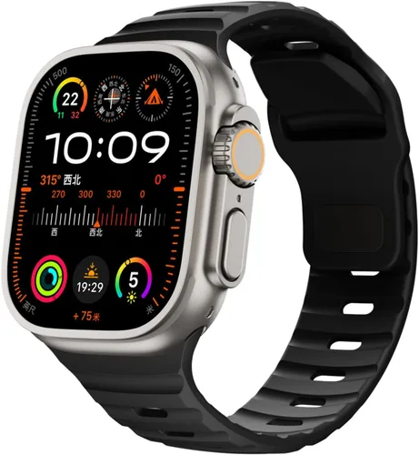 Vista 17 de Correas de silicona deportivas compatibles con Apple Watch Band de 1.929 in, 1.811 in, 1.772 in, 1.732 in, 1.654 in, 1.614 in, 1.575 in, 1.496 in