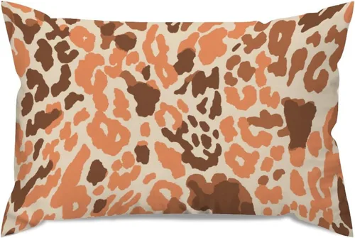 Vista 146 de ArogGeld Funda de almohada para sofá, guepardo y leopardo, estampado de leopardo, funda de cojín decorativa de granja para sala de estar