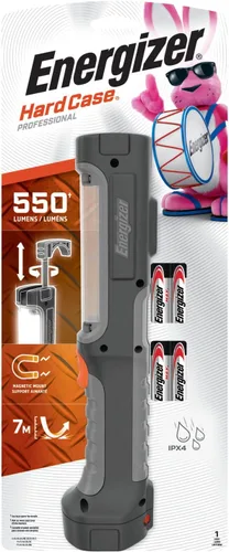 Vista 2 de Energizer HC-550 LED Flashlight, Water Resistant LED Magnetic Work Light, Flash Light with AA Batteries Included, Pack of 1 (Pack of 4)